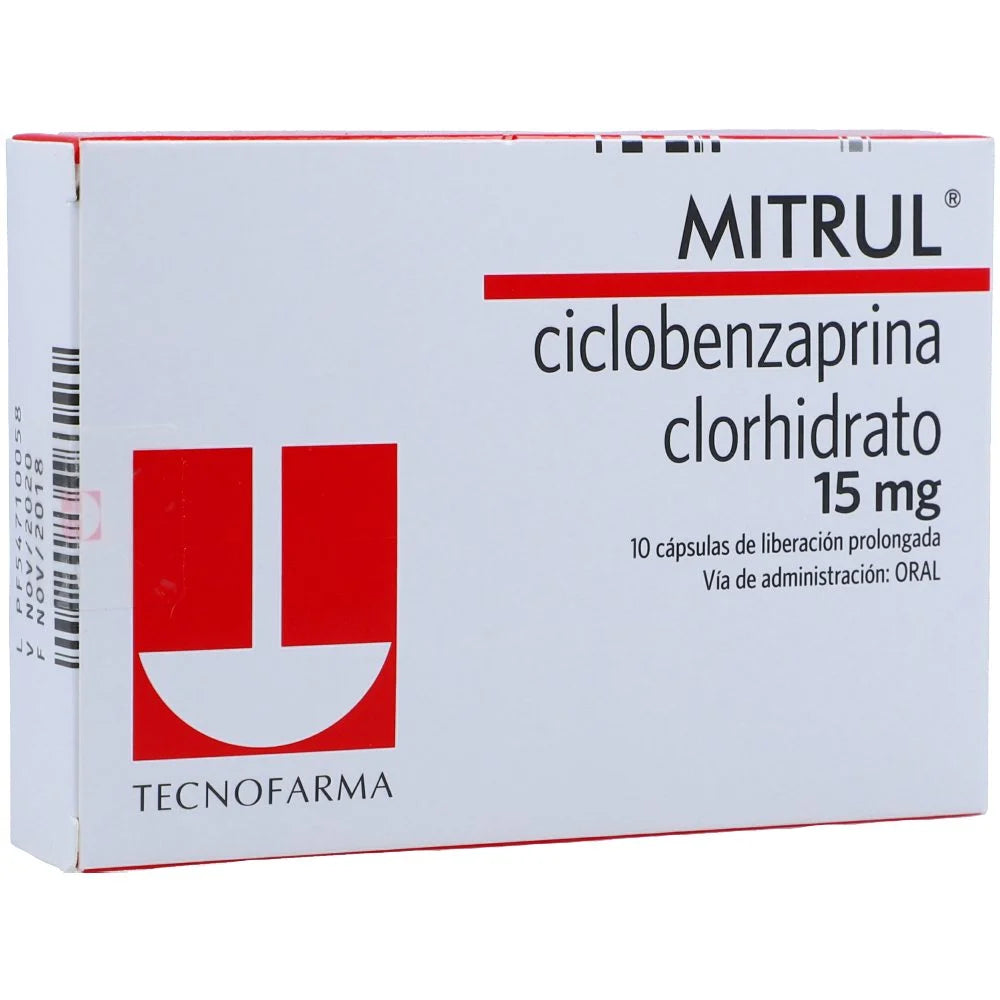 Mitrul 15 mg x 10 tabletas