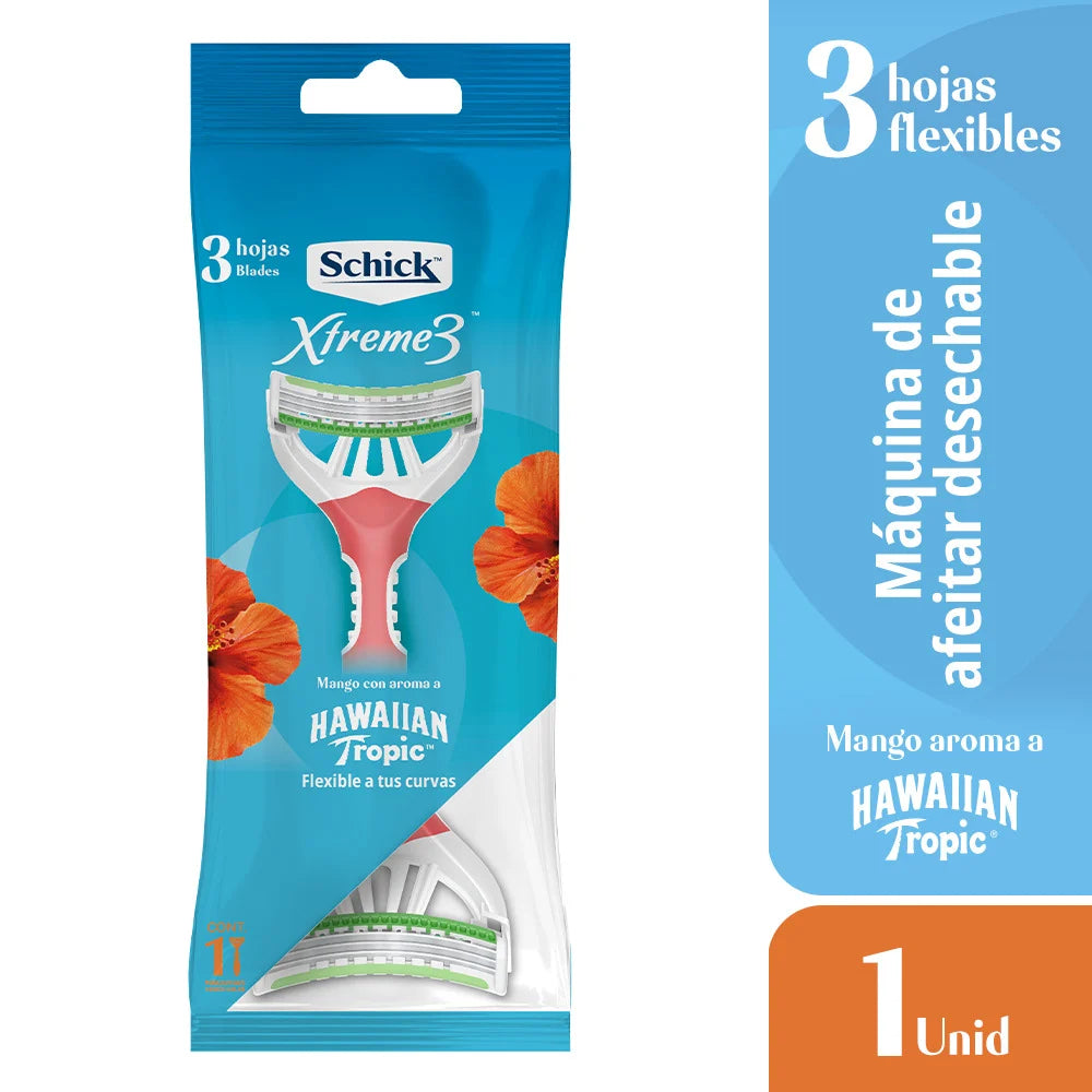Maquina Afeitar Schick Xtreme 3 Hawaiian