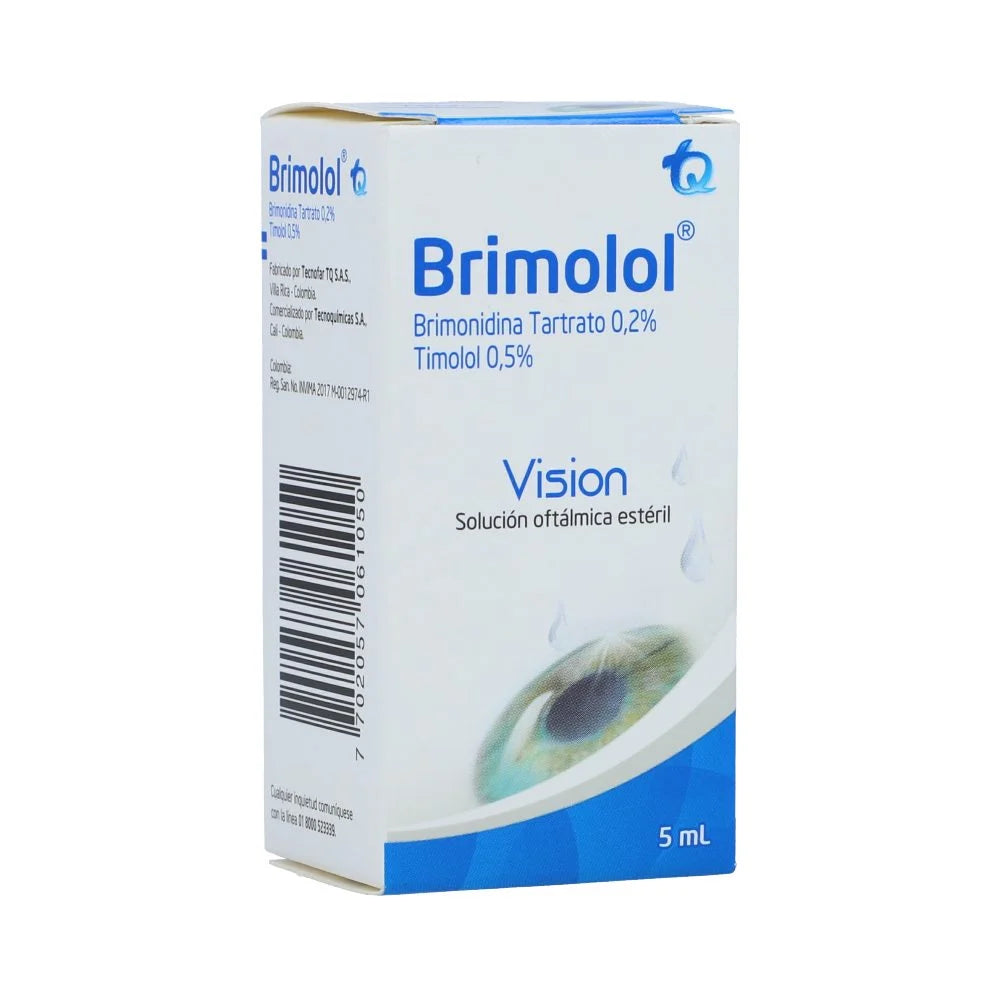 Brimolol solución oftálmica x 5 ml