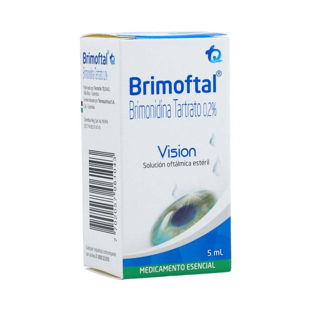 Brimoftal 0.2% solución oftálmica x 5 ml