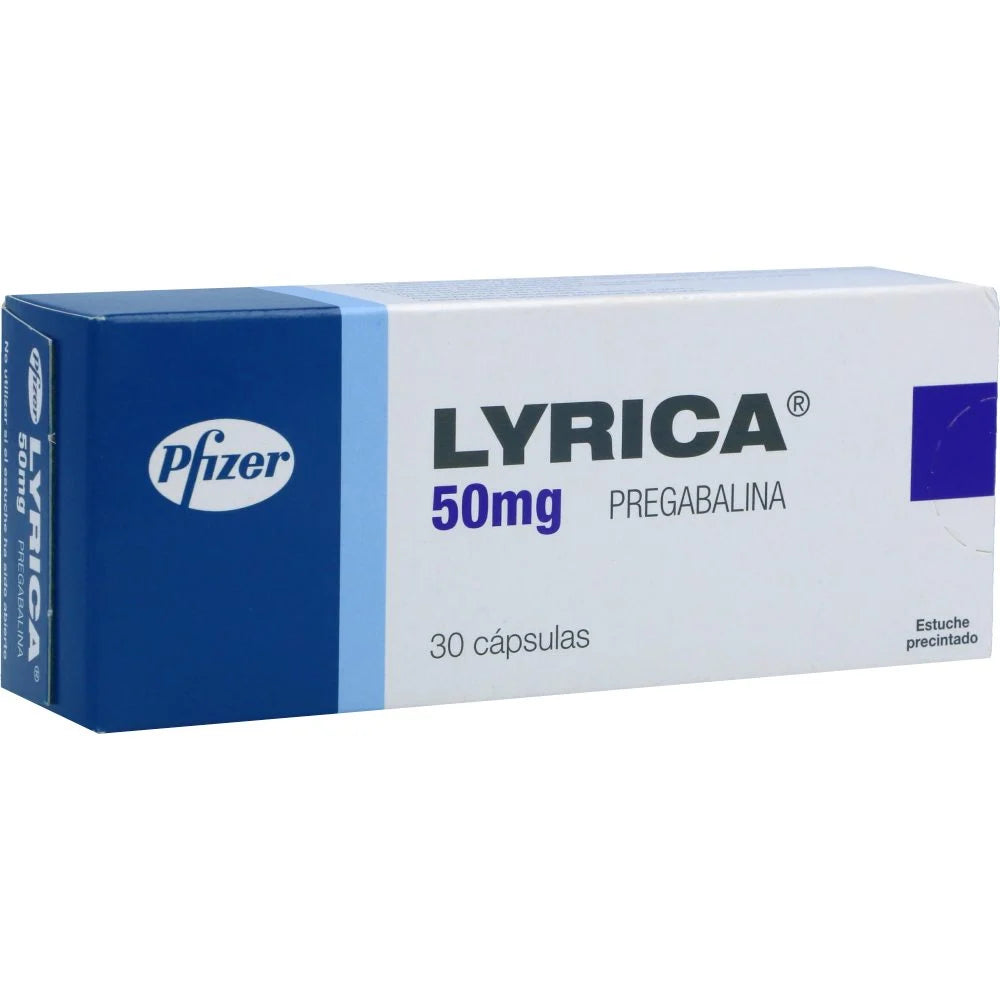 Lyrica 50 mg x 30 cápsulas