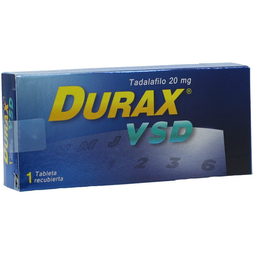 Durax Vsd 20 Mg (Tadalafilo)