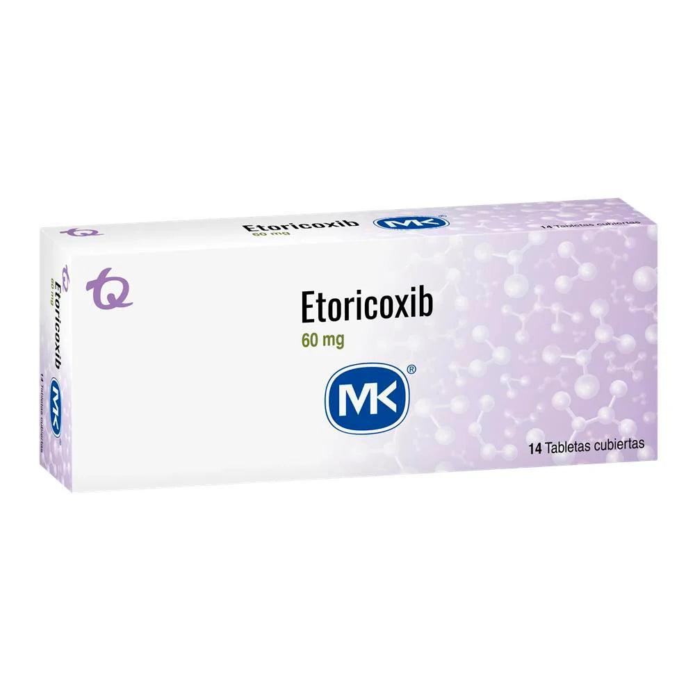 Etoricoxib 60 mg x 14 tabletas (MK)