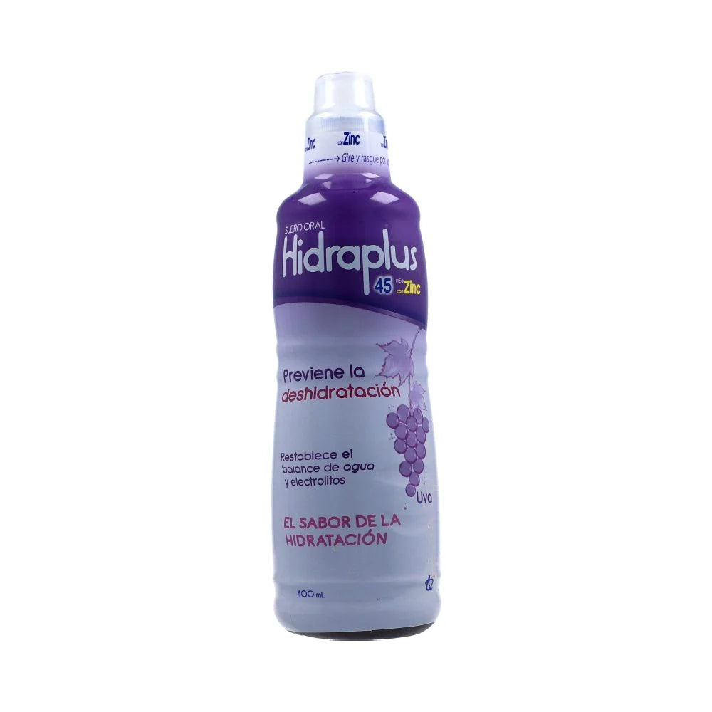 Hidraplus Zinc 75 Sabor a Uva x 400 ml