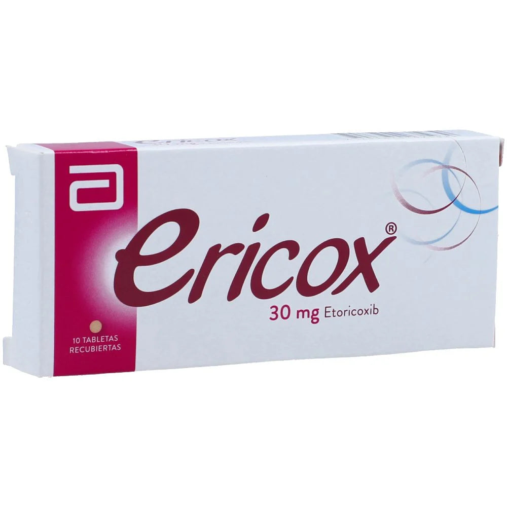 Ericox 30 mg x 10 tabletas