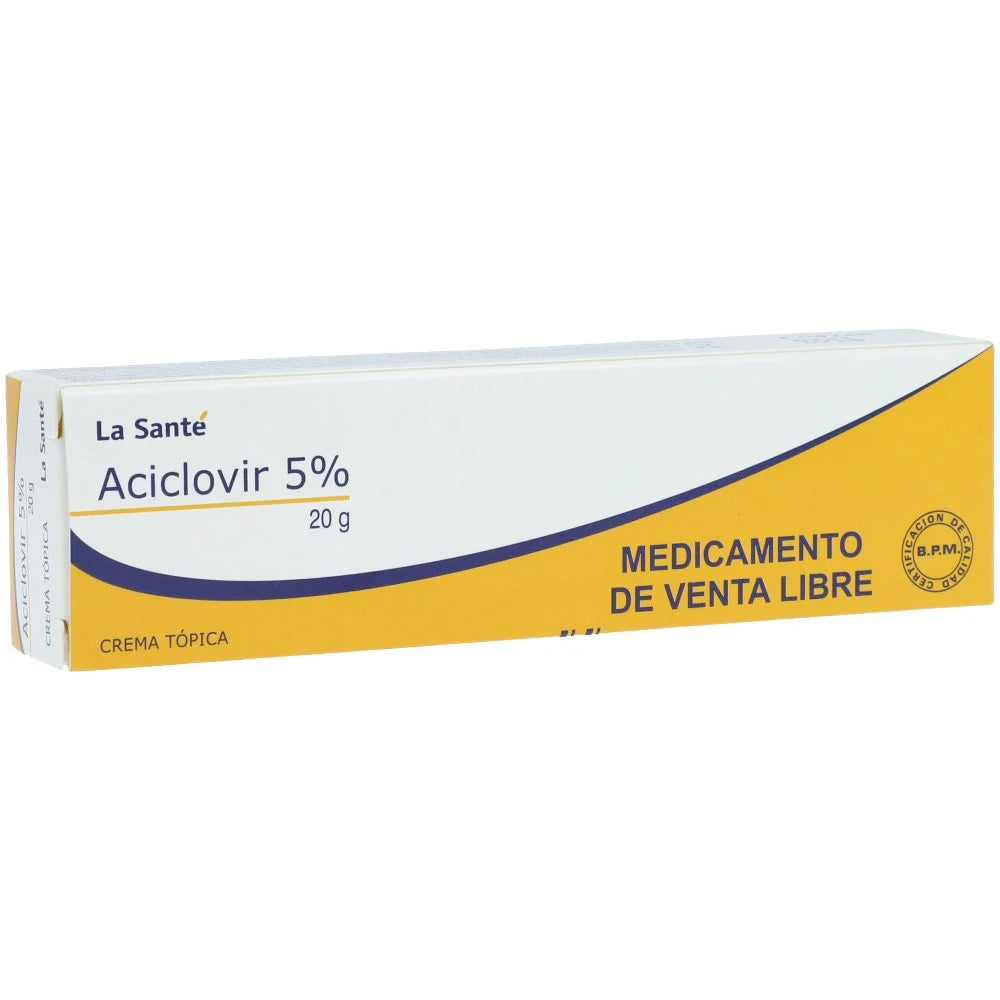 Aciclovir 5% crema x 20 gramos (la Sante)