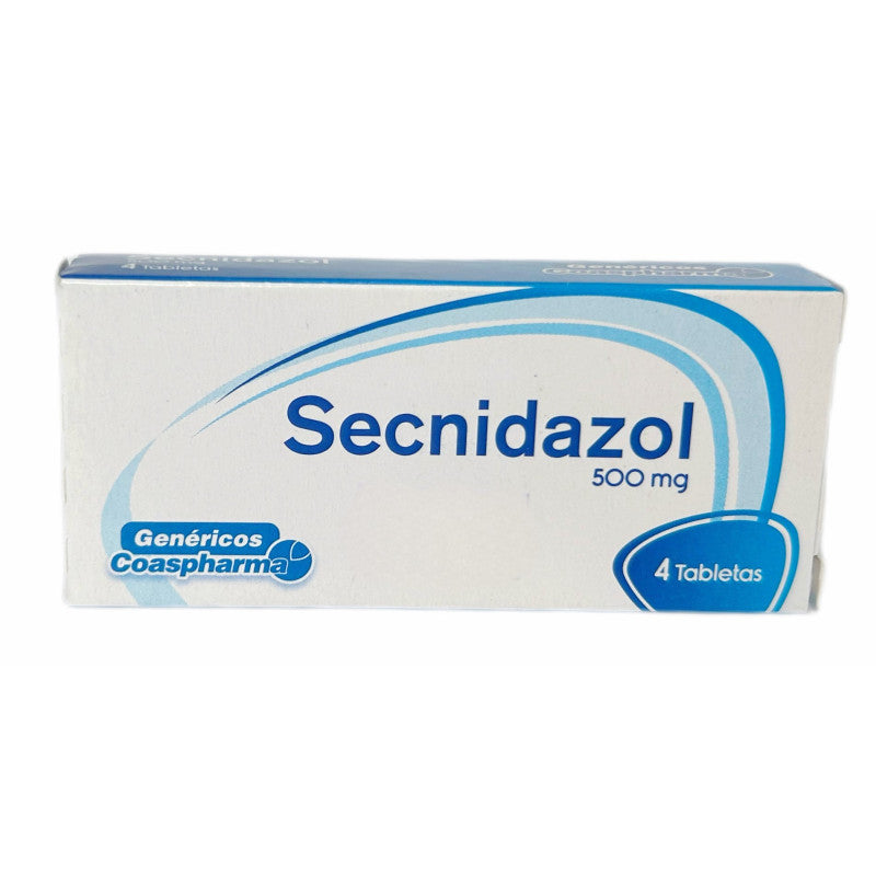 Secnidazol 500 mg x 4 tabletas (Coaspharma)