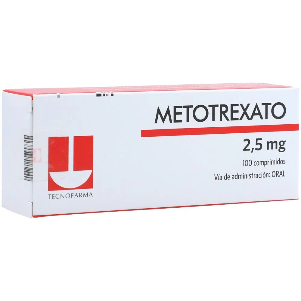 Metotrexato 2.5 mg x 100 tabletas