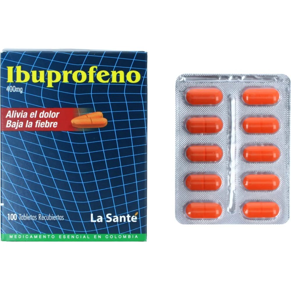 Ibuprofeno 400 mg x 100 tabletas (La Sante)