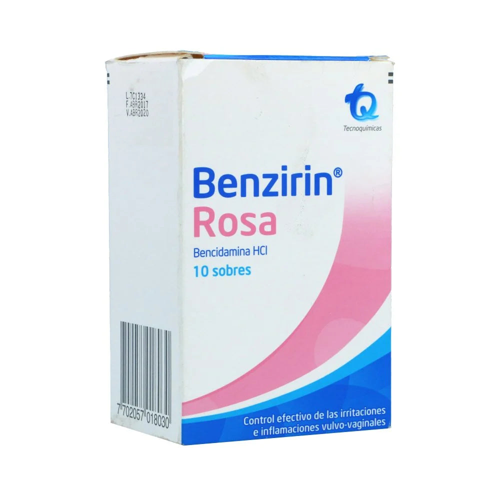 Benzirin Rosa polvo x 10 sobres