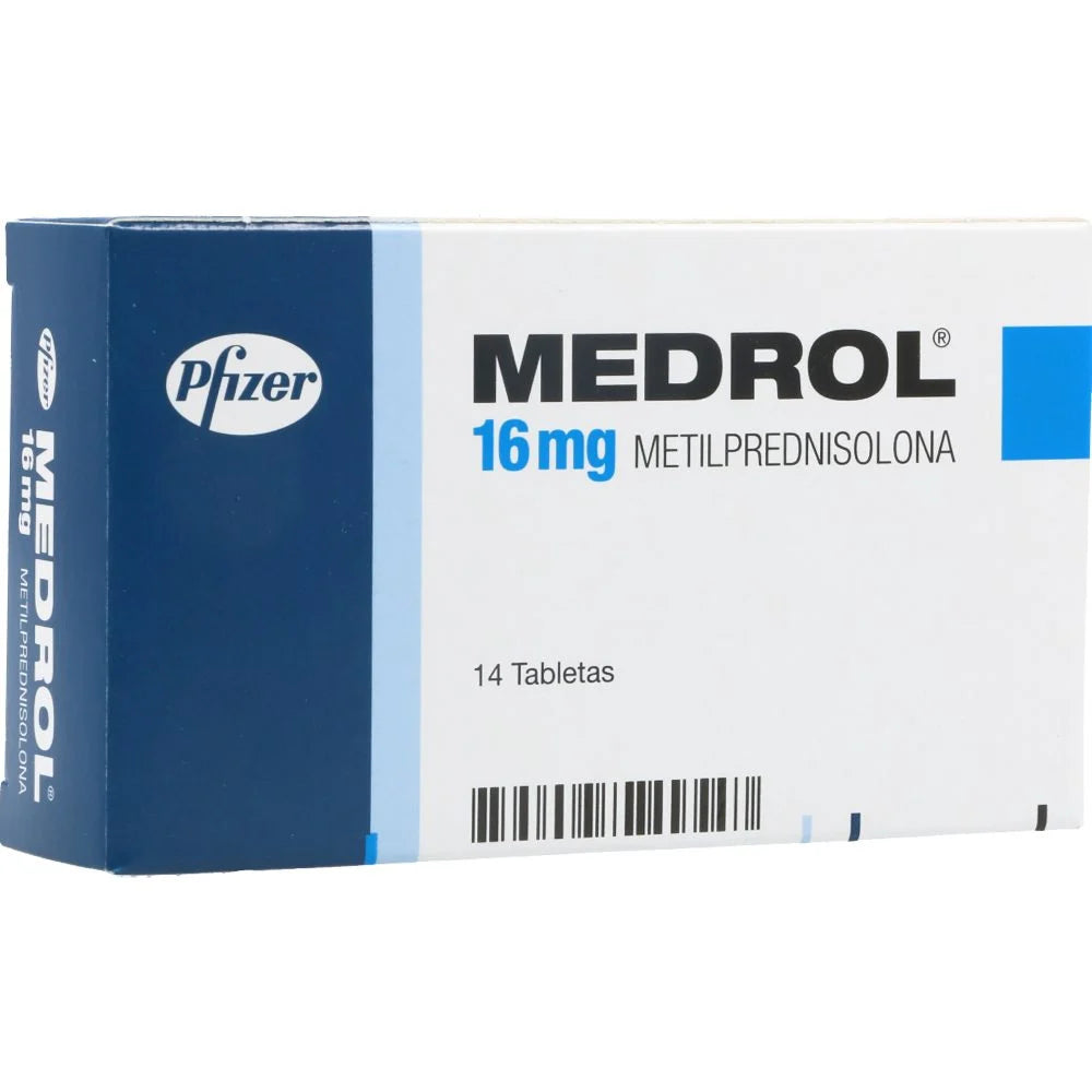 Medrol 16 mg x 14 tabletas