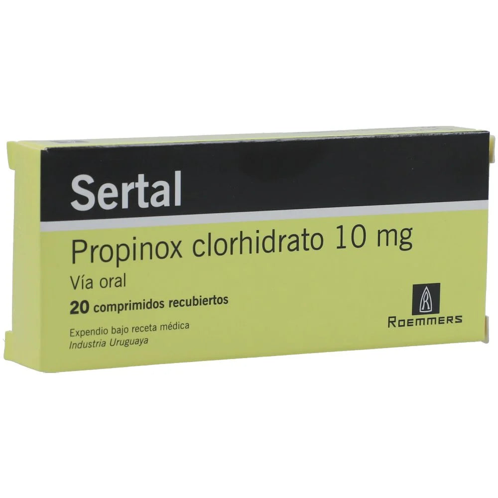 Sertal 10 mg x 20 tabletas