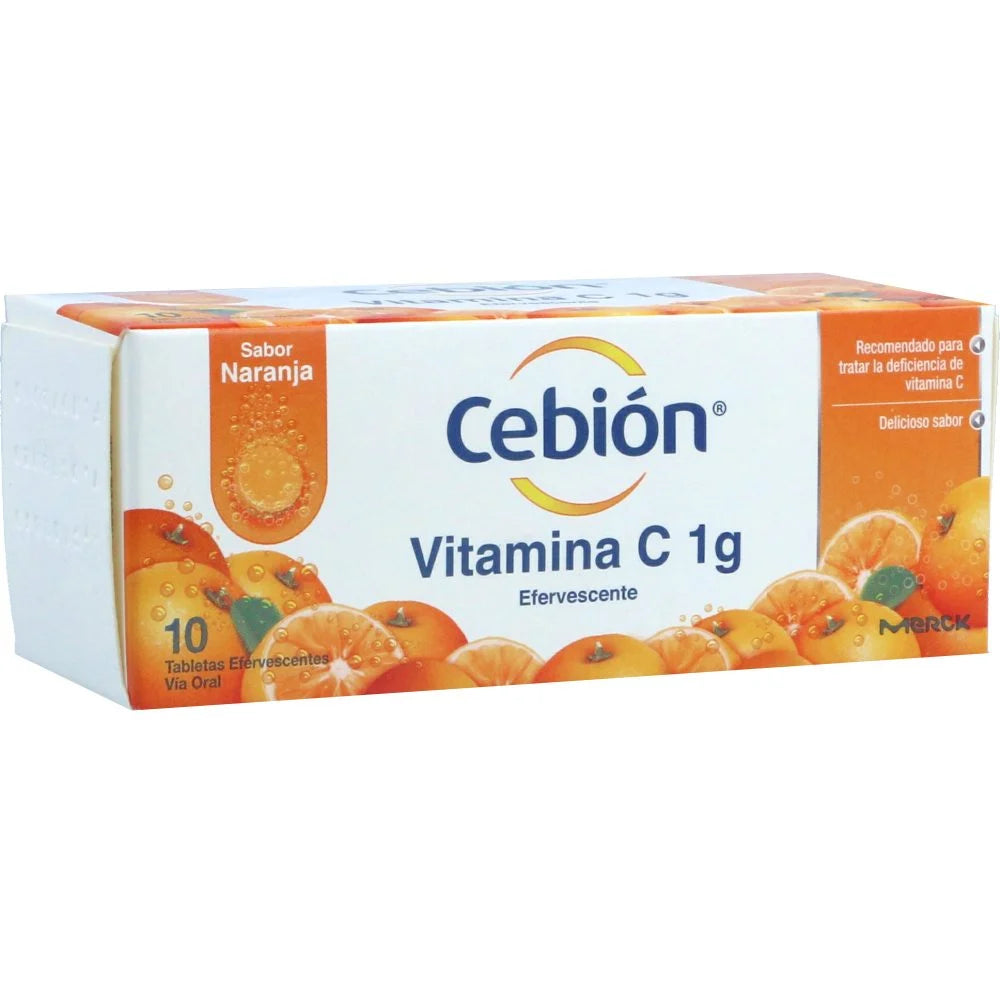 Cebion Efervescente 1G Sabor Naranja
