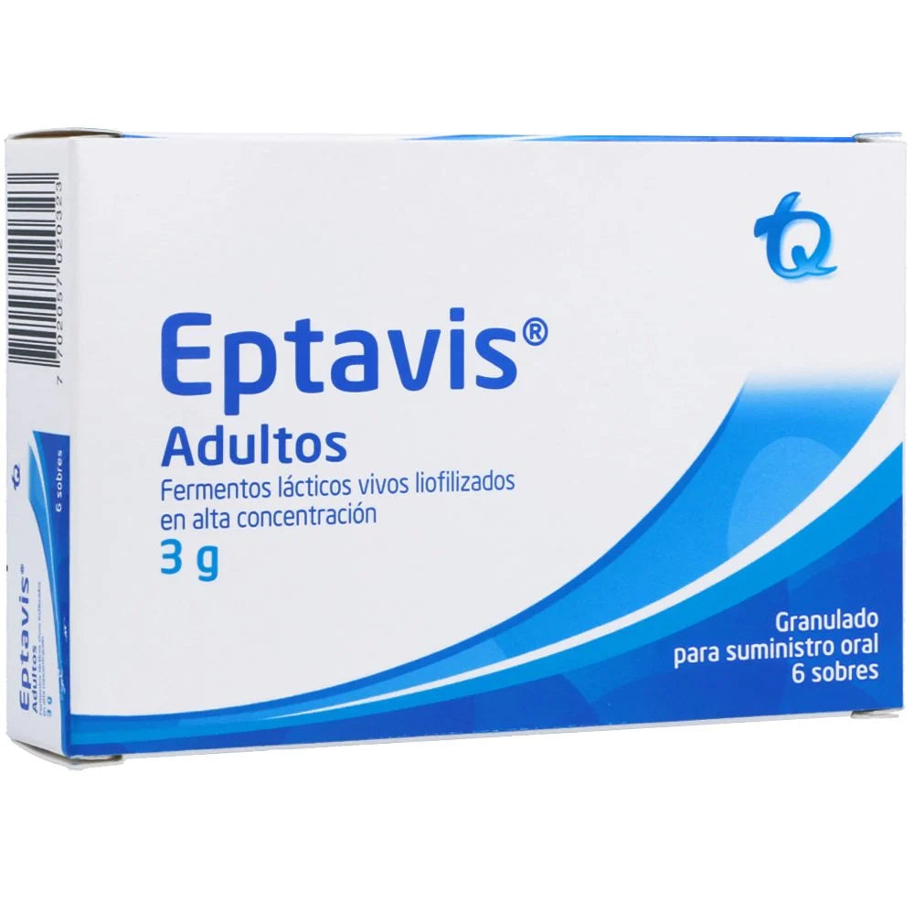 Eptavis 3 gr adultos x 6 sobres
