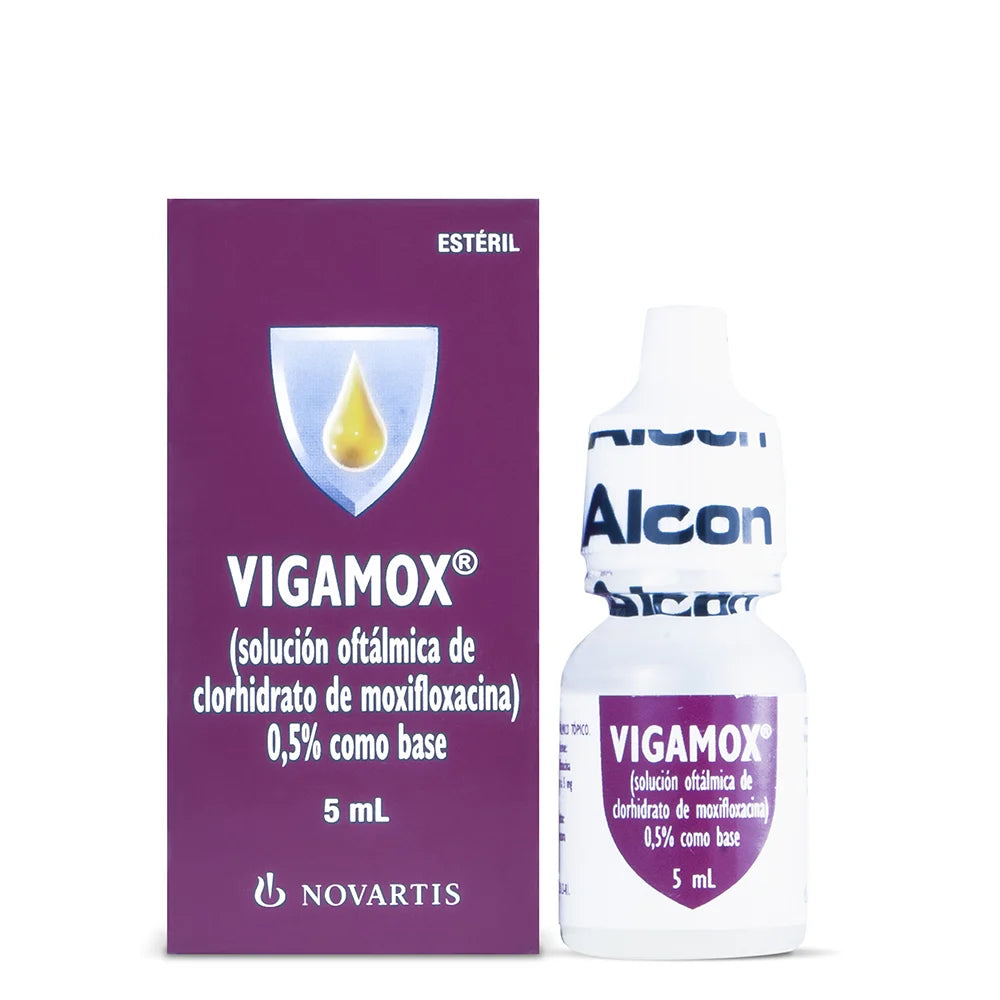Vigamox 0.5% solución oftálmica x 5 ml