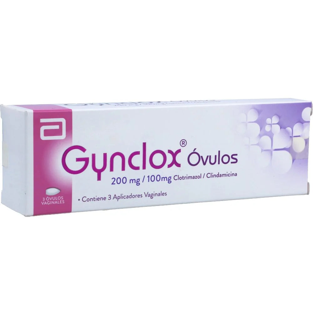 Gynclox 200/100 mg x 3 óvulos