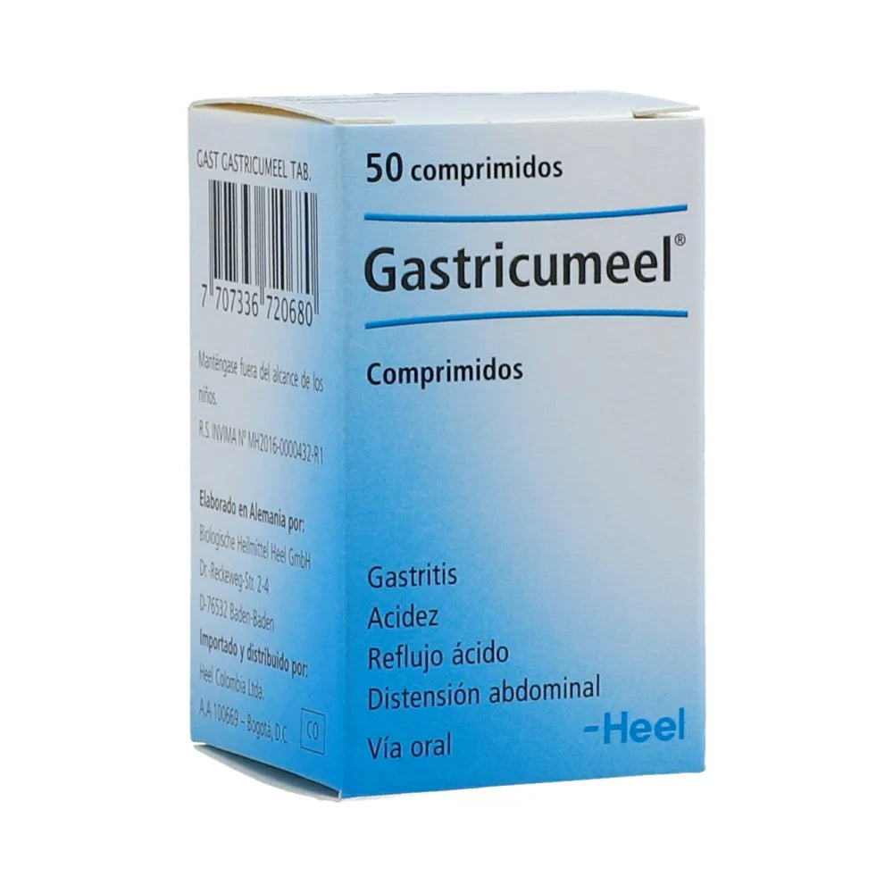 Gastricumeel 60 mg x 50 tabletas