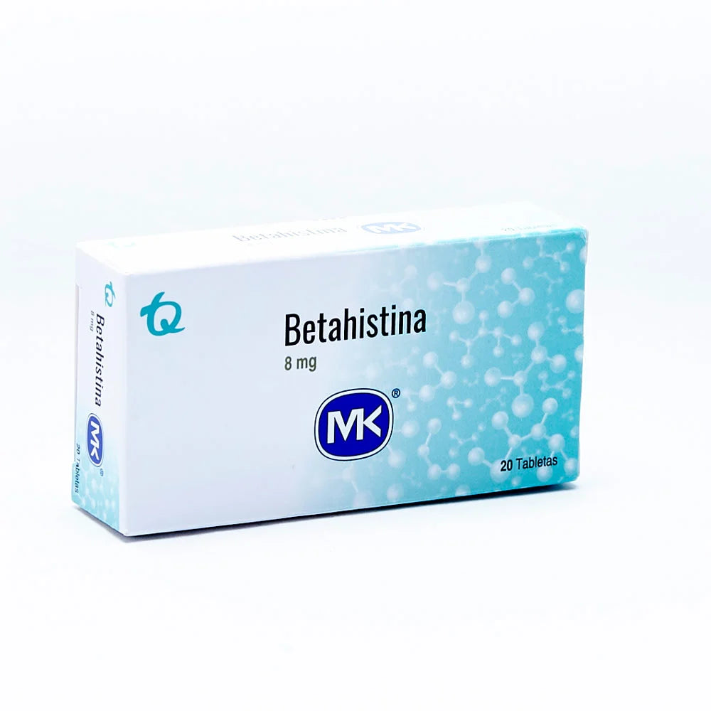 Betahistina 8 mg x 20 tabletas (MK)
