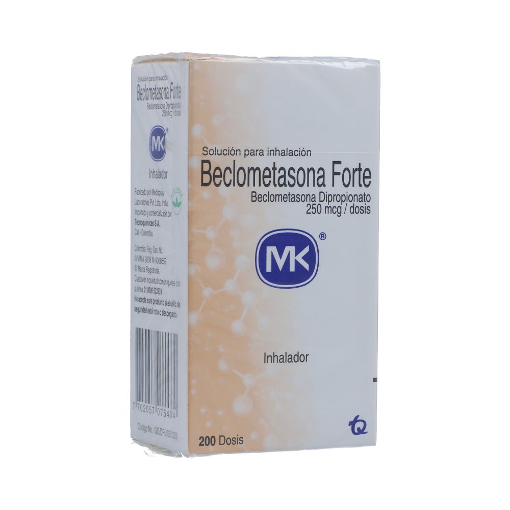 Beclometasona 250 mcg Bucal x 200 dosis (MK)
