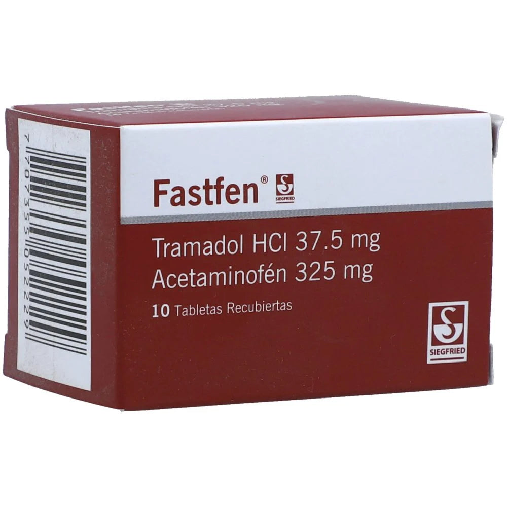 Fastfen 325/37.5 mg x 10 tabletas