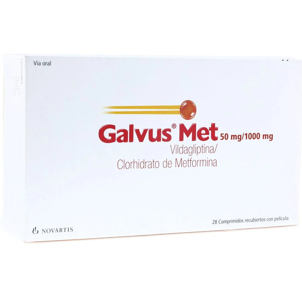 Galvus Met 50/1000 mg x 28 tabletas