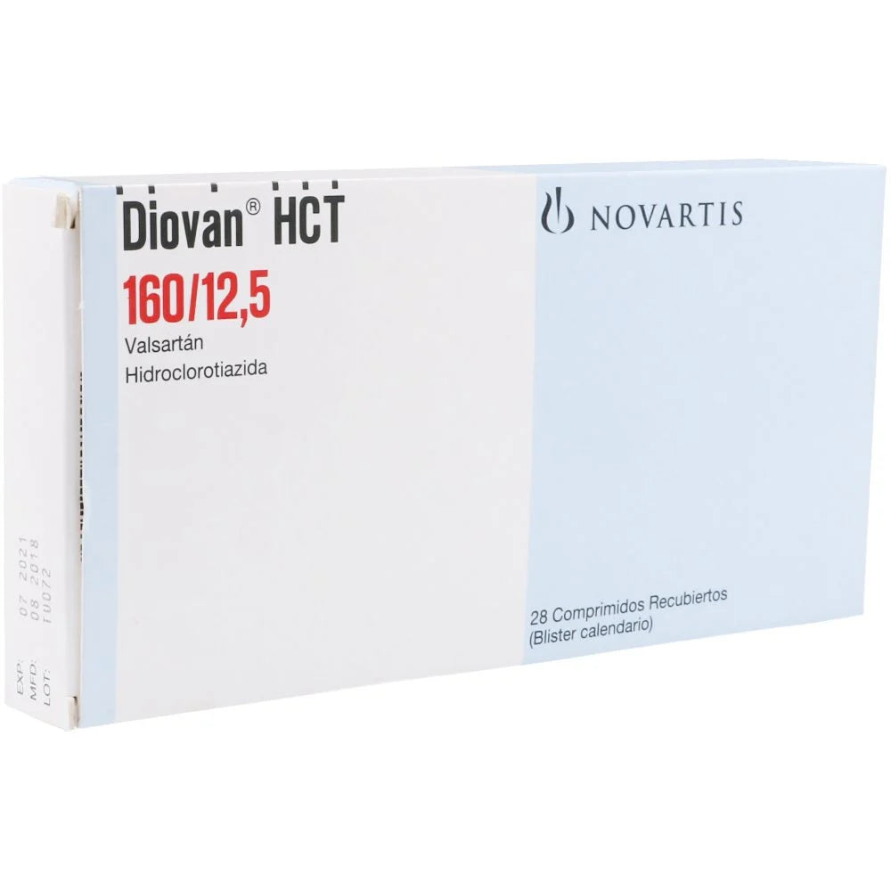 Diovan HCT 160/12.5 mg x 28 tabletas