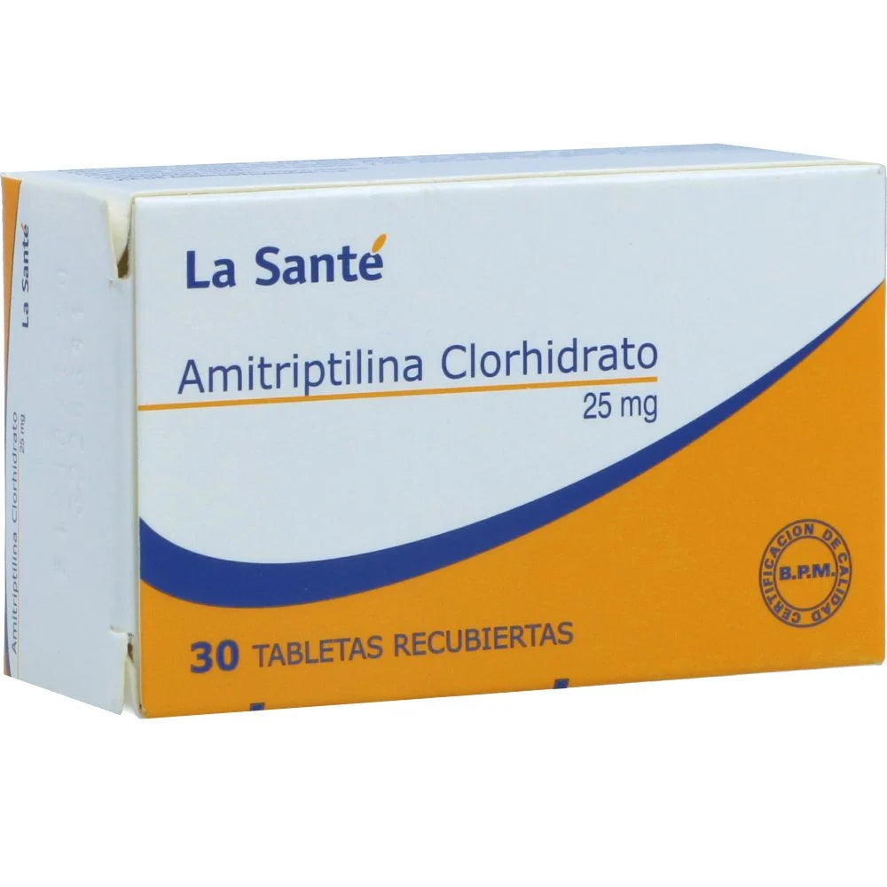Amitriptilina 25 mg x 30 tabletas (La Sante)
