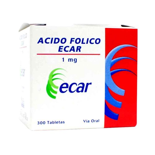 Ácido Fólico 1 mg x 300 tab