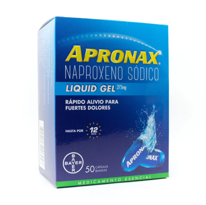 Apronax Liquid Gels 275 mg x 50 cápsulas