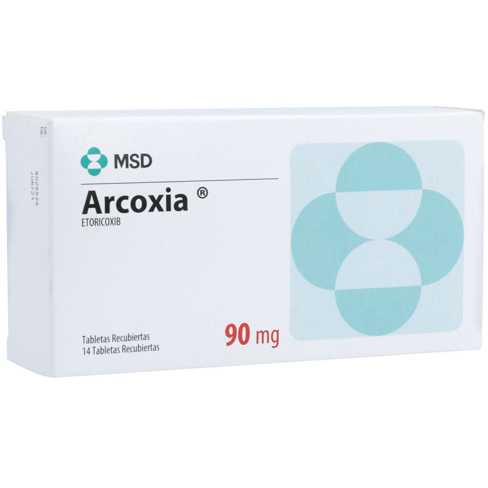Arcoxia 90 mg x 14 tabletas