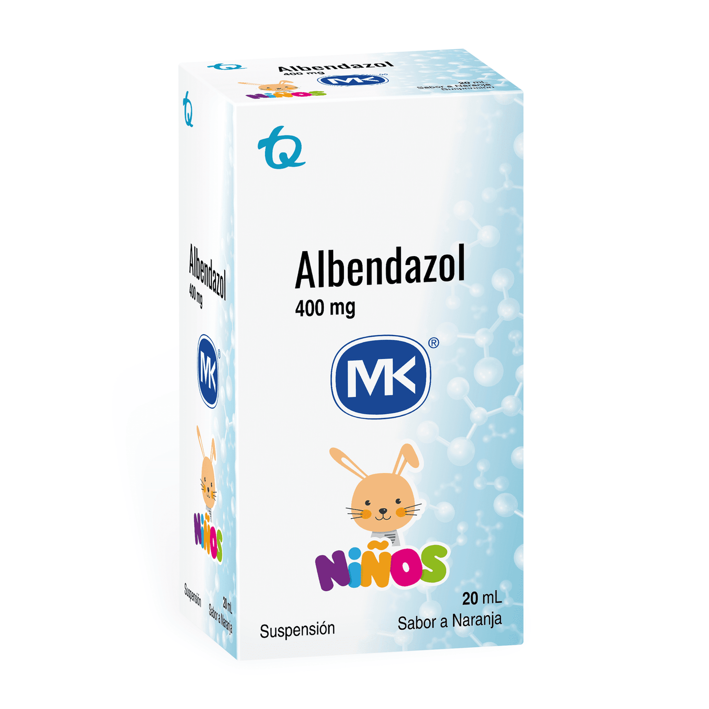 Albendazol suspensión x 20 ml (MK)
