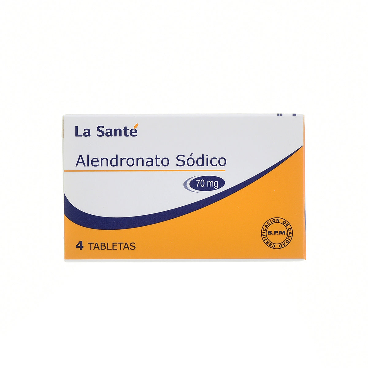 Alendronato 70 mg x 4 tabletas (la Sante)