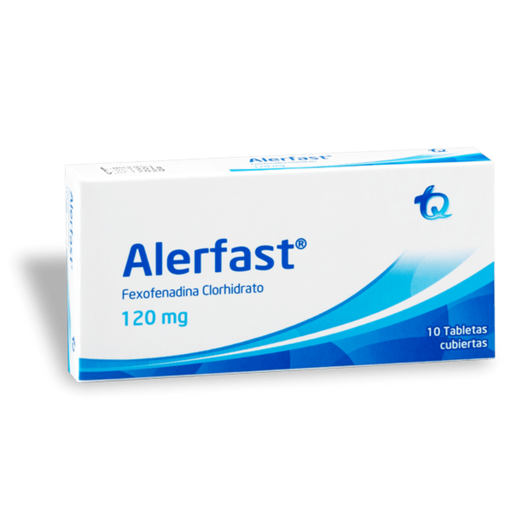 Alerfast 120 mg x 10 tabletas