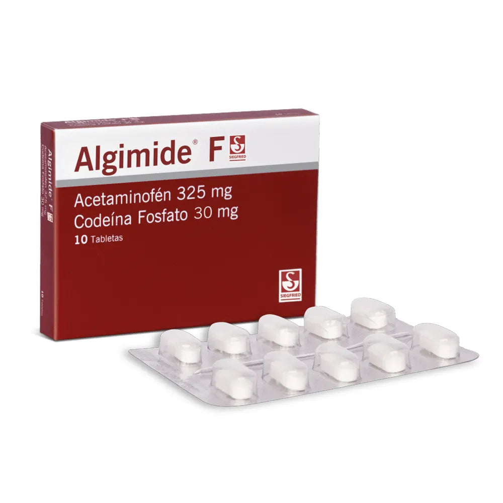 Algimide F 325/30 mg x 10 tabletas
