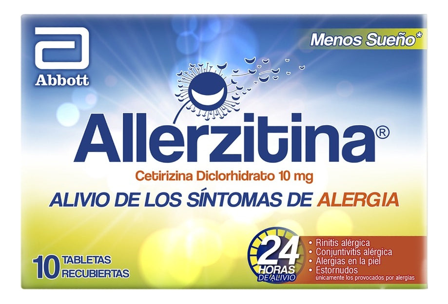 Allerzitina 10 mg x 10 tabletas