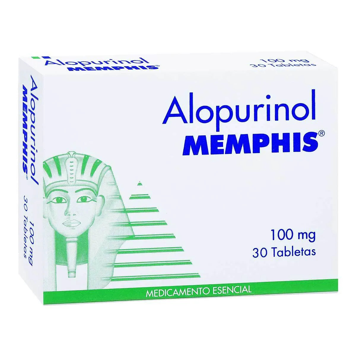 Alopurinol 100 mg x 30 tabletas (Memphis)