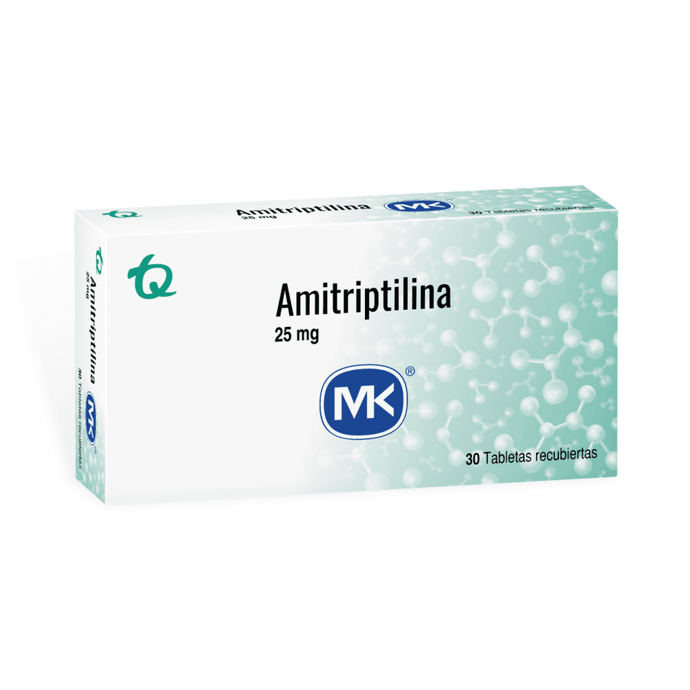 Amitriptilina 25 mg x 30 tabletas (MK)