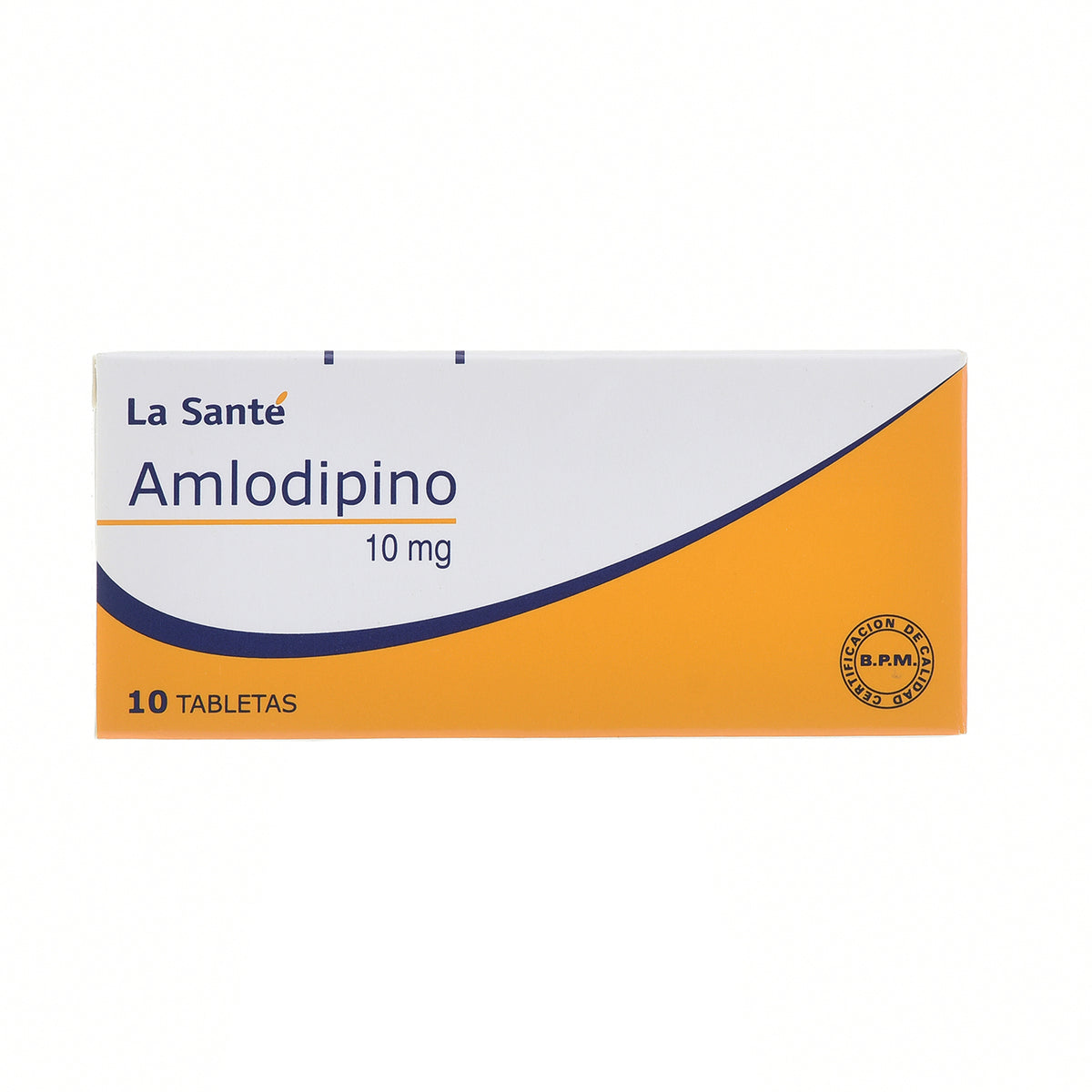 Amlodipino 10 mg x 10 tabletas (La Sante)