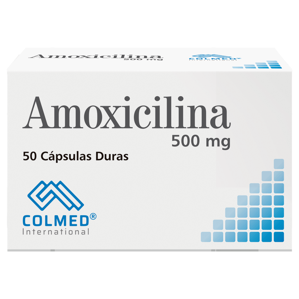 Amoxicilina 500 mg x 50 cápsulas (Colmed)