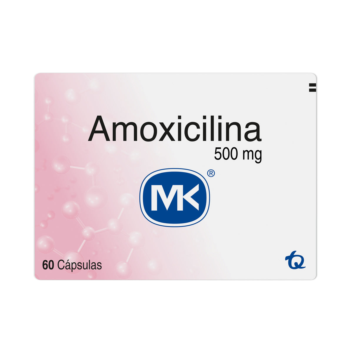 Amoxicilina 500 mg x 60 cápsulas (MK)