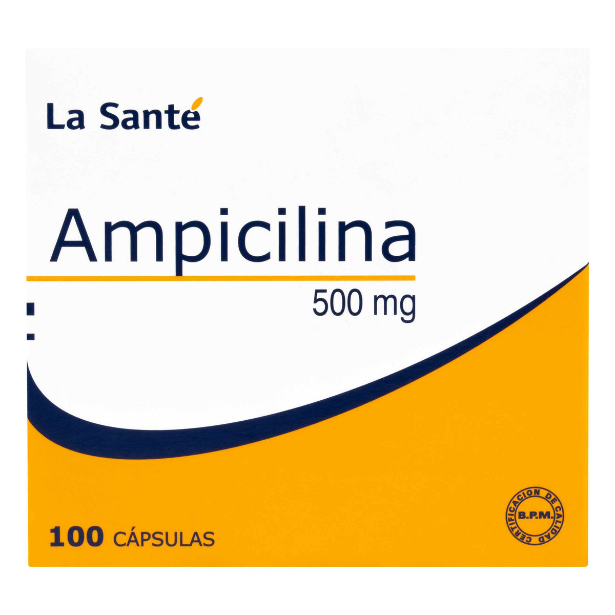 Ampicilina 500 mg x 100 cápsulas (La Sante)