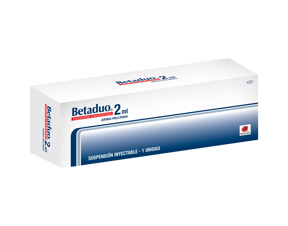 Betaduo 2 ml jeringa prellenada x 1 ampolla