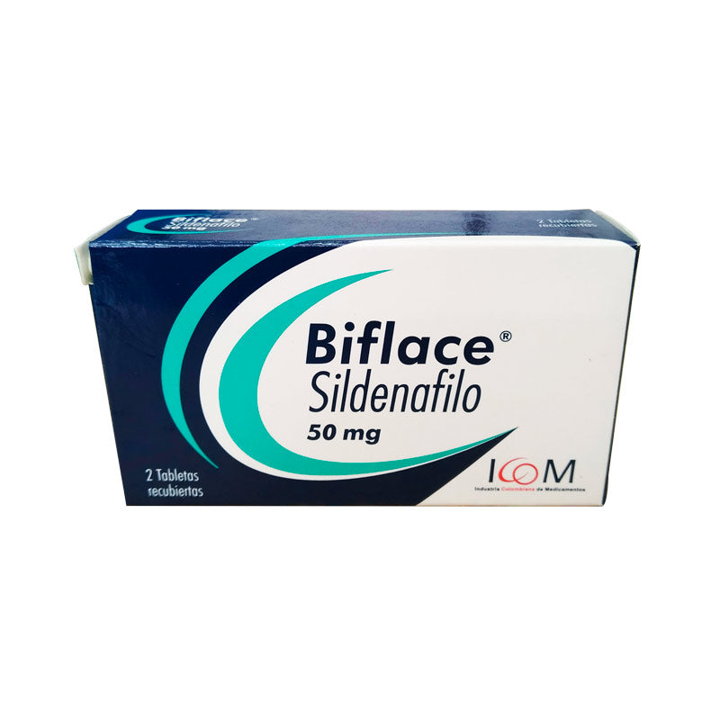 Biflace 50 mg x 2 tabletas