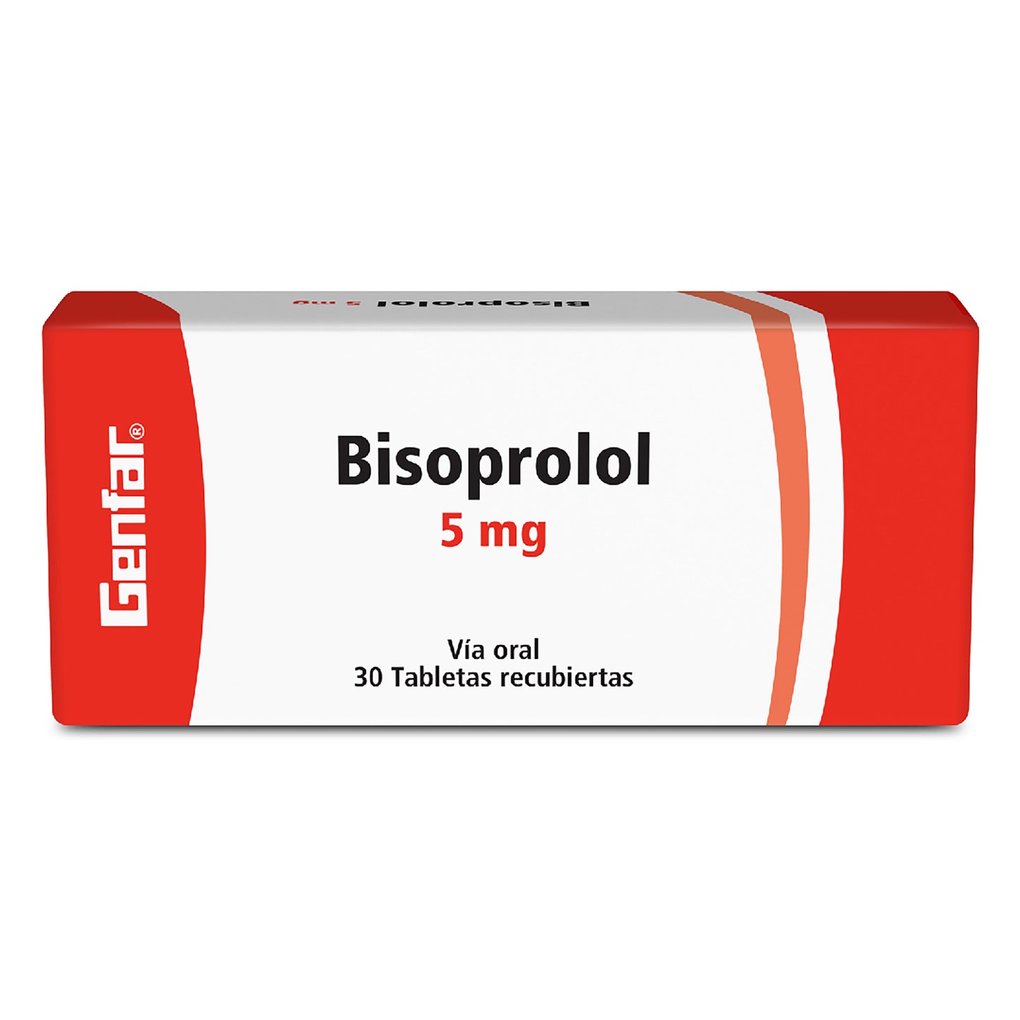 Bisoprolol 5 mg x 30 tabletas (Genfar)