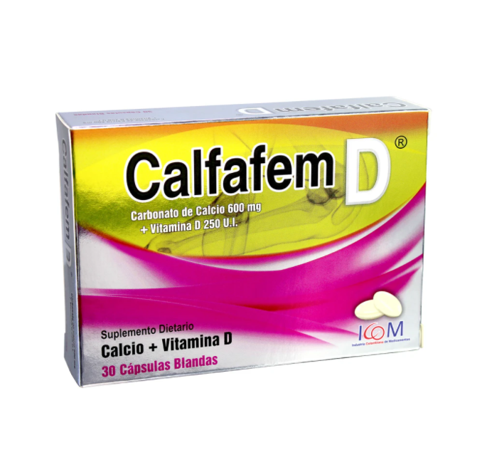 Calfafem D 600 Mg/250 Ui Icom