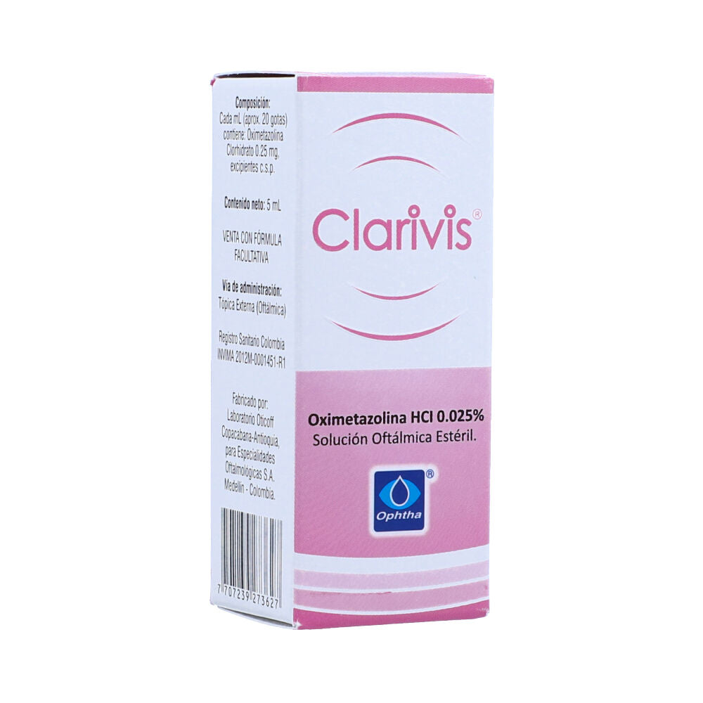 Clarivis 0.025% solución oftálmica x 5 ml