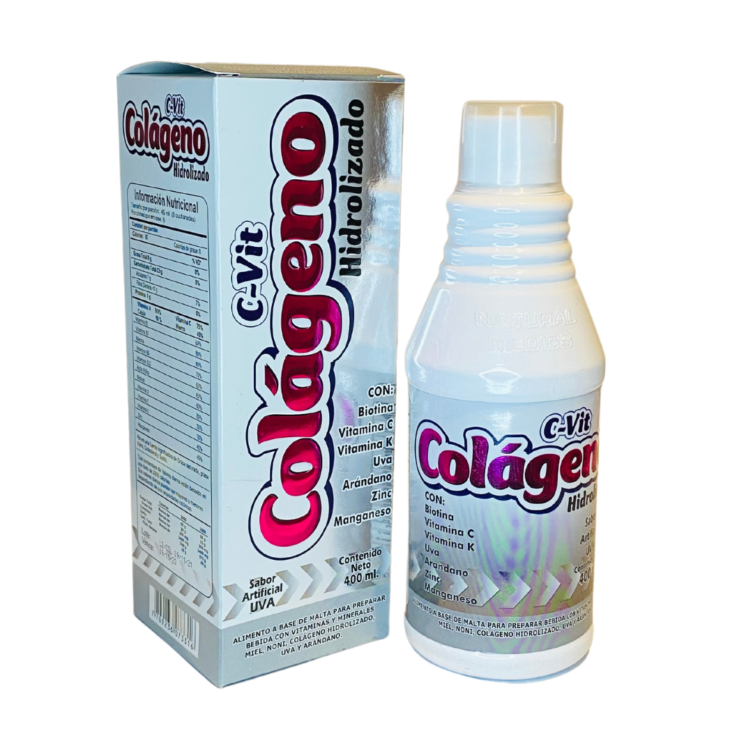 Jarabe Colágeno Hidrolizado C-vit x 400mL