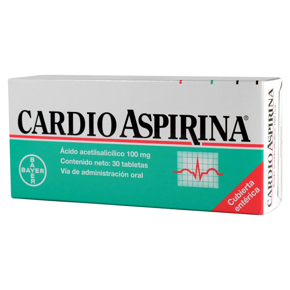 Cardioaspirina 100 mg x 30 tabletas