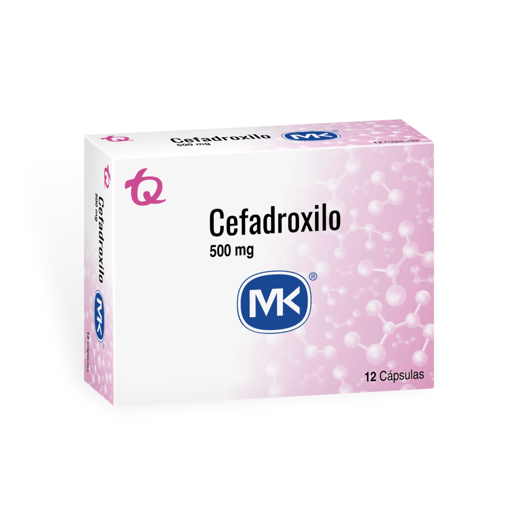 Cefadroxilo 500 mg x 12 tabletas (MK)