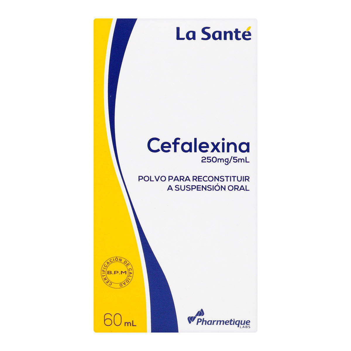 Cefalexina 250 mg suspensión x 60 ml (La Sante)